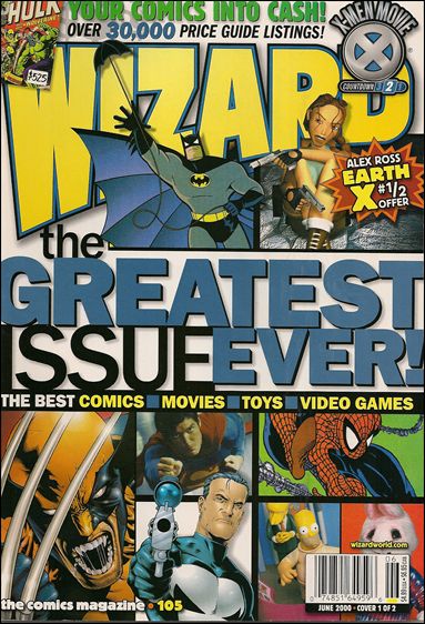 Wizard: The Comics Magazine issue 105 Greatest Issue Ever Montage Cover