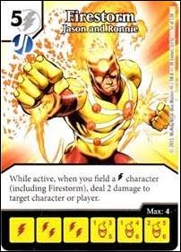 DC Comics Dice Masters Justice League  card 52 Firestorm - Jason and Ronnie