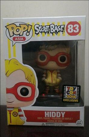 POP! Asia figure 83-D Hiddy  (Metallic 2016 Toy Con Exclusive)