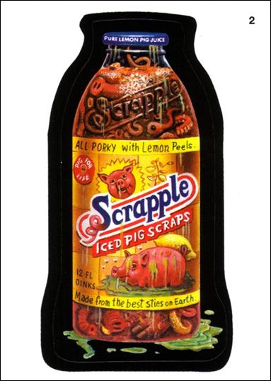 Wacky Packages All-New: Series 1 (Base Set) card 2 Scrapple