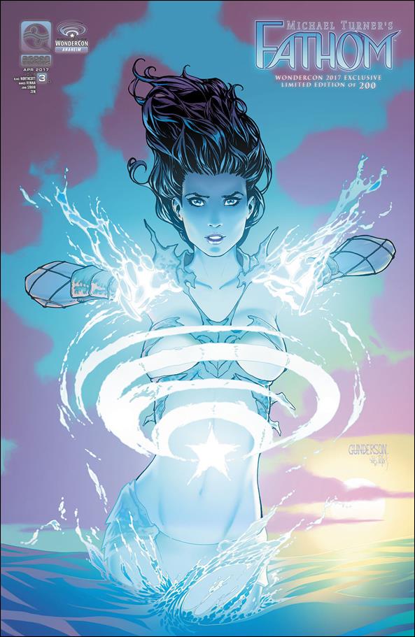 All New Michael Turner's Fathom issue 3-D Jordan Gunderson Wondercon Cover 1/200