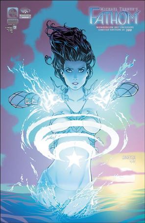 All New Michael Turner's Fathom issue 3-D Jordan Gunderson Wondercon Cover 1/200