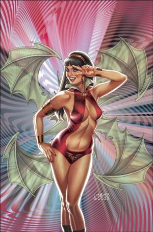 Vampirella: Mindwarp issue 1-S Joseph Michael Linsner Metal Premium Cover