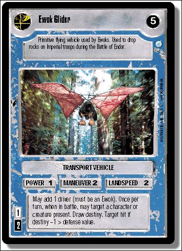 Star Wars: Endor Limited (Base Set) card 173 Ewok Glider