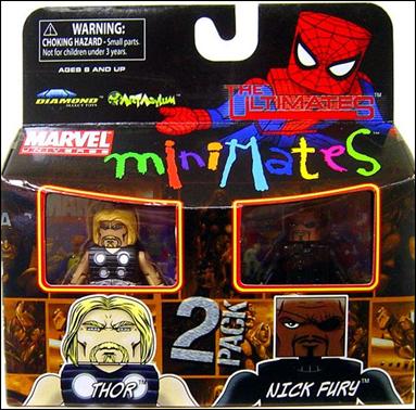 Marvel Minimates figure 78 Ultimate Thor and Ultimate Nick Fury
