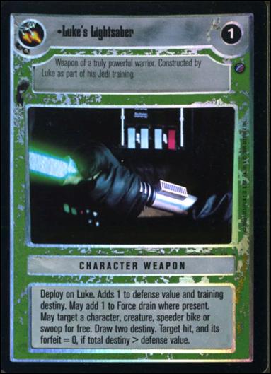 Star Wars: Reflections II: Expanding the Galaxy (Base Set) card 154 Luke's Lightsaber