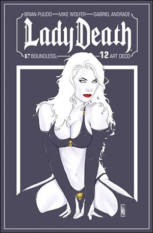 Lady Death (2010) issue 12-C Art Deco Cover 1:3