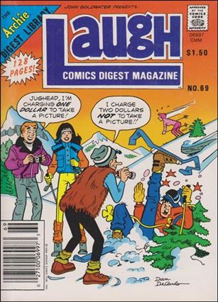 Laugh Digest Magazine issue 69-B Canadian Price Cover