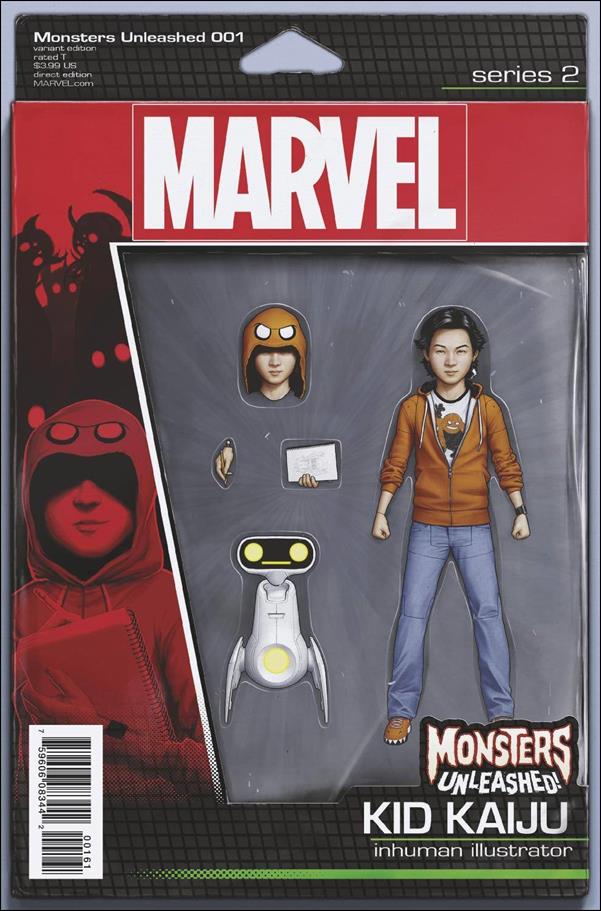 Monsters Unleashed (2017/06) issue 1-C John Tyler Christopher Action Figure Cover