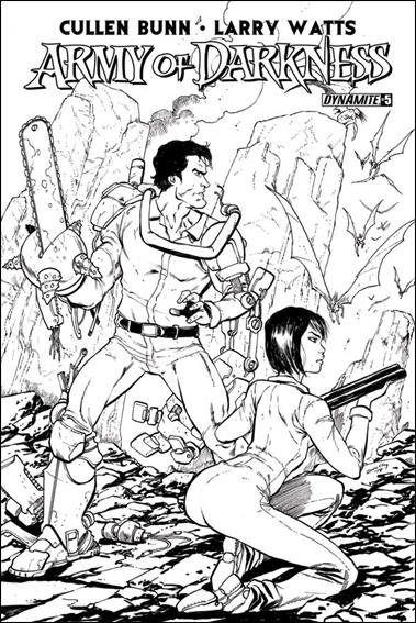 Army of Darkness (2014) issue 5-E Tim Seeley B&W 1:15 Cover