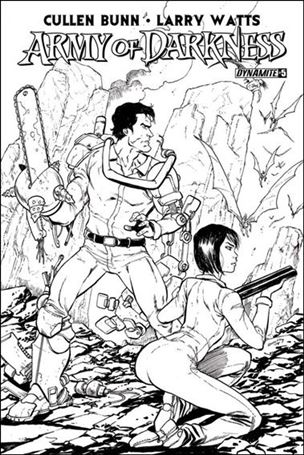 Army of Darkness (2014) issue 5-E Tim Seeley B&W 1:15 Cover