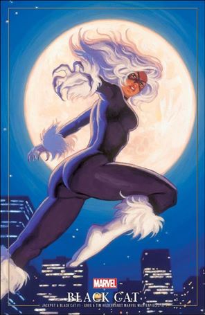 Jackpot and Black Cat issue 1-D Greg & Tim Hildebrandt Marvel Masterpiece Cover