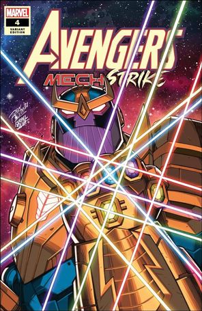 Avengers Mech Strike issue 4-B Ron Lim Cover
