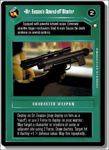 Star Wars: Special Edition Limited (Base Set) card 158 Dr. Evazan's Sawed-off Blaster