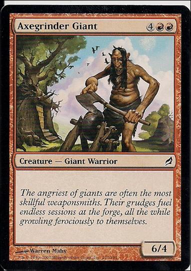 Magic the Gathering: Lorwyn (Base Set) card 151 Axegrinder Giant