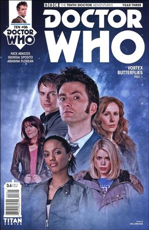 Doctor Who: The Tenth Doctor Year Three issue 6-B Will Brooks Subscription Photo Cover