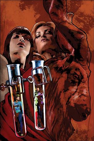 Red Sonja and Vampirella Meet Betty and Veronica issue 5-M Cat Staggs Virgin Cover