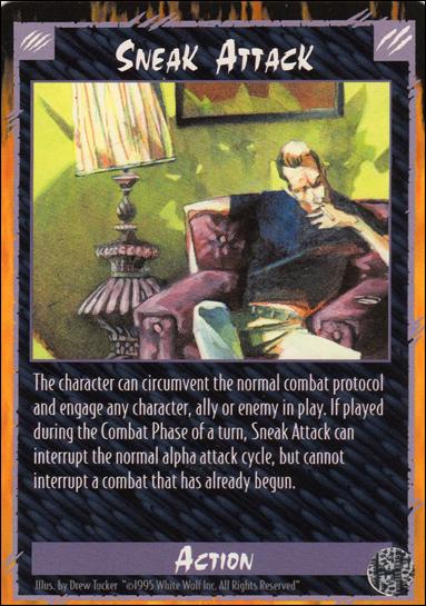 Rage Limited (Base Set) card 247 Sneak Attack 