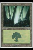 Magic the Gathering: 7th Edition (Base Set) card 330 Forest