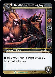 World of Warcraft: March of the Legion (Base Set) card 259 Devil-Stiched Leggings