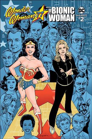 Wonder Woman '77 Meets The Bionic Woman issue 2-B Aaron Lopresti Cover