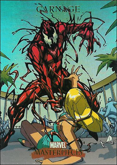 2007 Marvel Masterpieces (Parallel Foil Base Set) card 17 Carnage