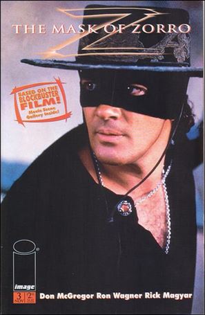 Mask of Zorro issue 3-B Antonio Banderas Solo Cover