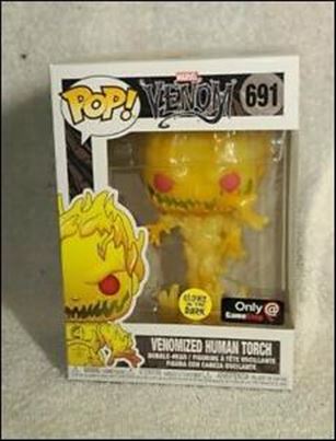 POP! Marvel figure 691-B Venomized Human Torch