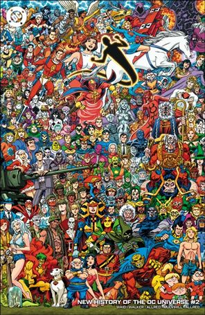 New History of the DC Universe issue 2-D Scott Koblish Legacy Wraparound Connecting Cover