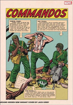 Capwolf & the Howling Commandos issue 1-D Jack Kirby 1:50 Wraparound Hidden Gem Cover