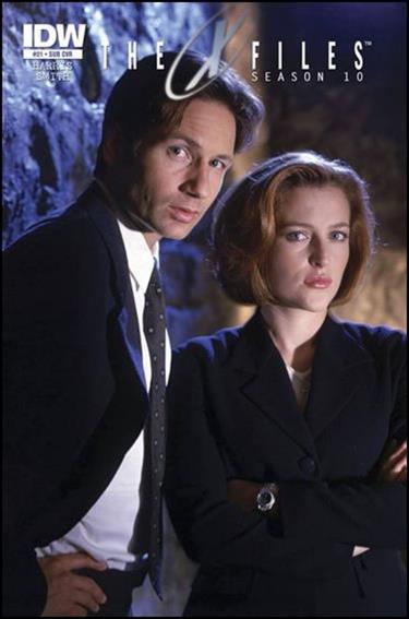 X-Files: Season 10 issue 21-B Subscription Photo Cover
