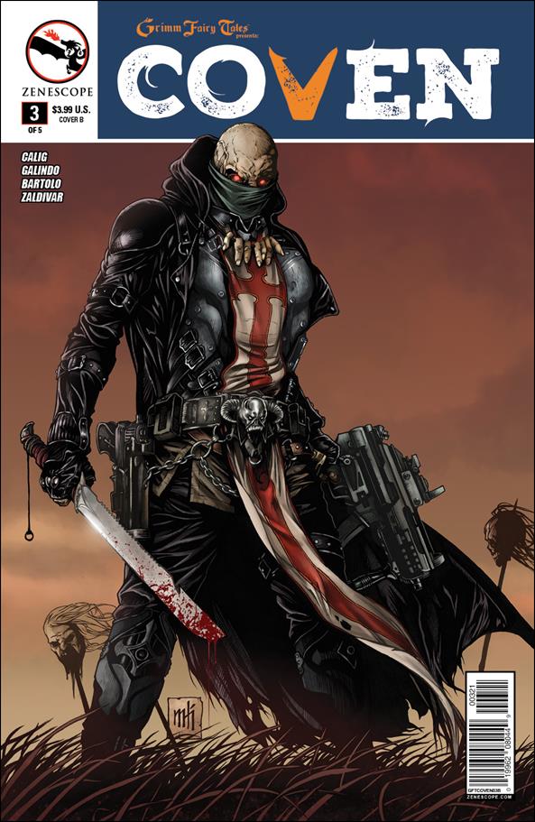 Grimm Fairy Tales Presents Coven issue 3-B Mike Krome Cover