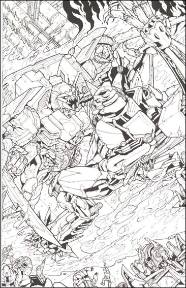 Transformers: Alliance issue 2-C Alex Milne Virgin Sketch Cover