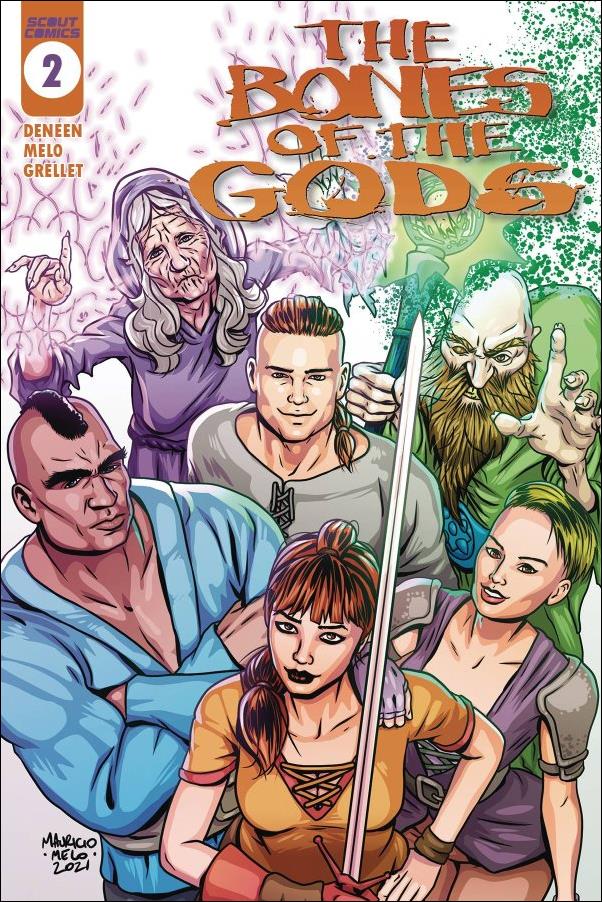 Bones of the Gods issue 2 Mauricio Melo Cover