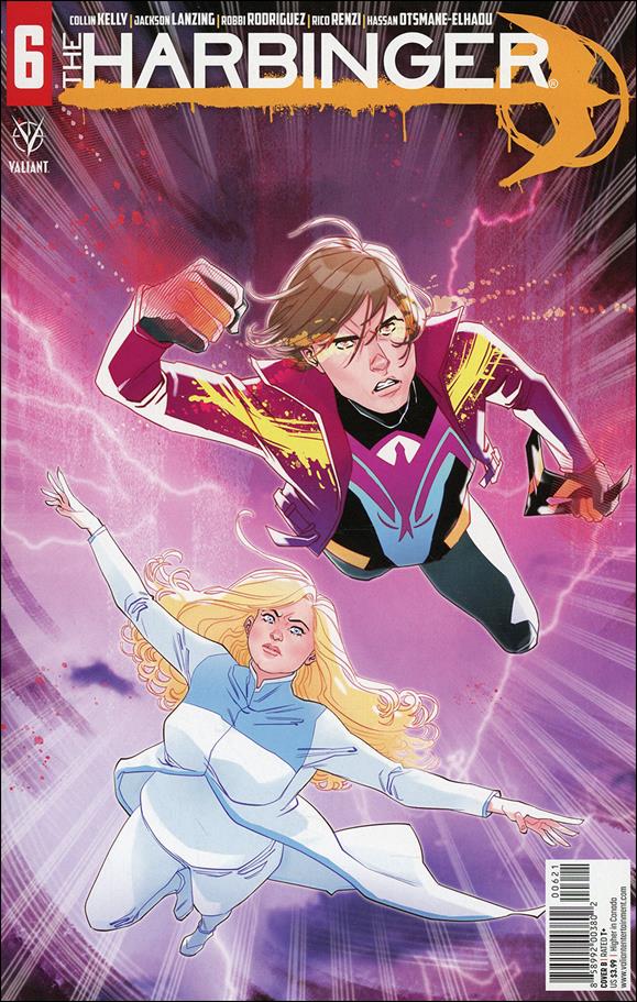 Harbinger (2021) issue 6-B Marguerite Sauvage Cover