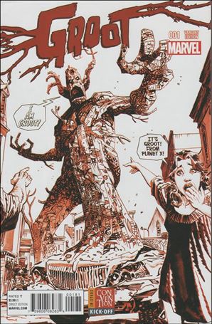 Groot issue 1-K Dan Panosian In-Store Convention Sketch Cover
