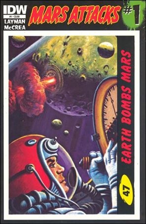 Mars Attacks (2012) issue 1-ZU Card #47 (Earth Bombs Mars)