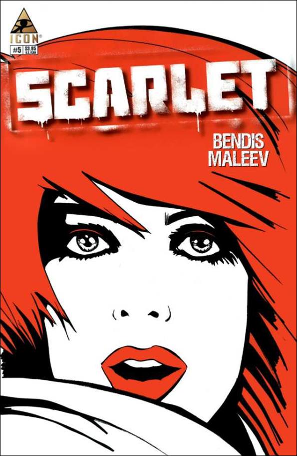 Scarlet (2010) issue 5-B Brian Michael Bendis 1:20 Cover