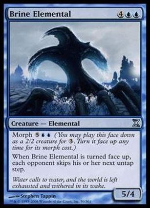 Magic the Gathering: Time Spiral (Base Set) card 50 Brine Elemental