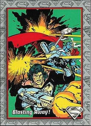 Return of Superman (Base Set) card 72 Blasting Away!