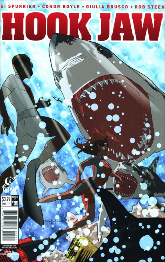 Hook Jaw issue 5-C Pasquale Qualano Cover