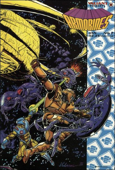 Armorines (1993) issue 7 Wraparound Cover