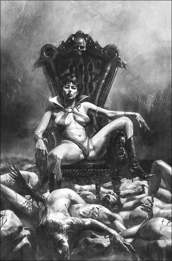 Vampirella (2019) issue 18-N Marco Mastrazzo 1:25 Black & White Virgin Cover
