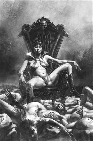 Vampirella (2019) issue 18-N Marco Mastrazzo 1:25 Black & White Virgin Cover