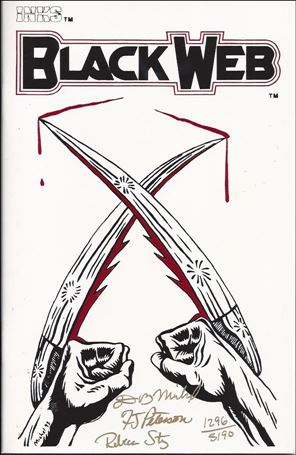 Black Web issue 1-B White Ashcan Edition 1/4300