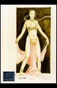 Star Wars Galaxy: Series 1 (Factory Base Set) card 41 Leia as a Pin-Up