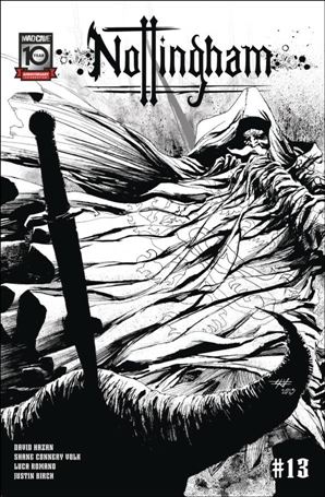 Nottingham issue 13-B Shane Connery Volk B&W Cover
