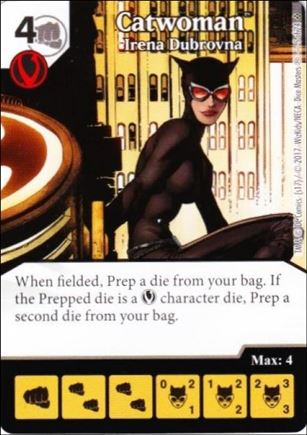 DC Comics Dice Masters Harley Quinn card 5 Catwoman: Irena Dubrovna