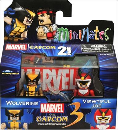Marvel vs Capcom 3 Minimates figure 10 Wolverine and Viewtiful Joe