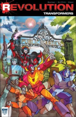Transformers: Revolution issue 1-E Casey Coller Giant Robot Comics Cover 1/1200